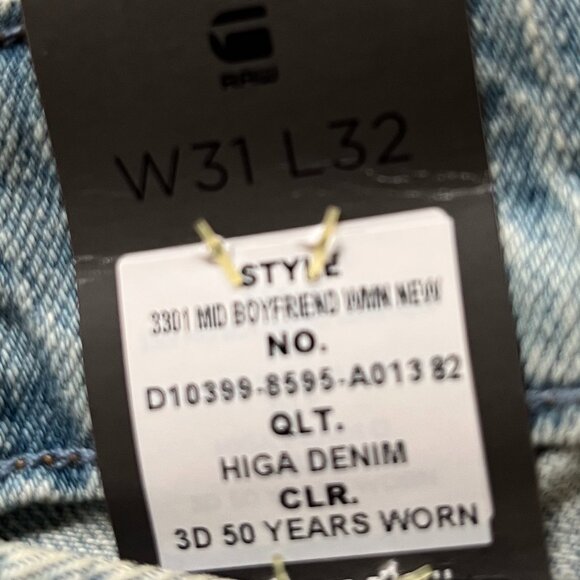 G-STAR RAW 3301 | W31 L32 | BRAND NEW WITH TAGS - Picture 7 of 10